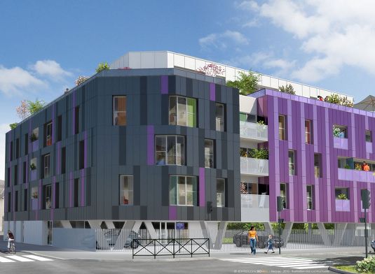 Vue du programme côté carrefour