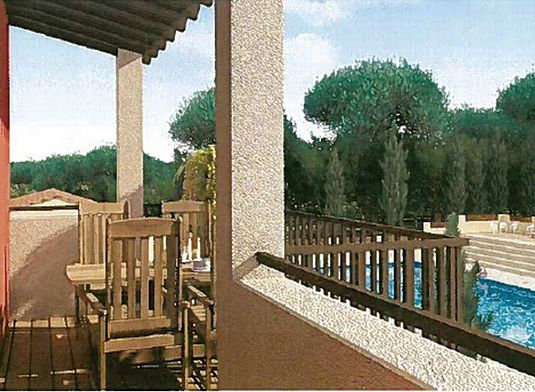 Vue sur balcon