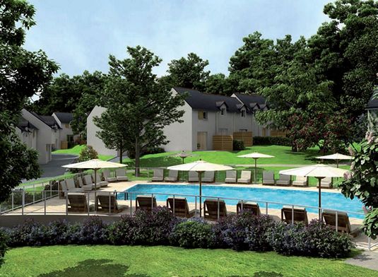 Vue sur piscine