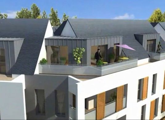 Vue sur terrasse bâtiment B