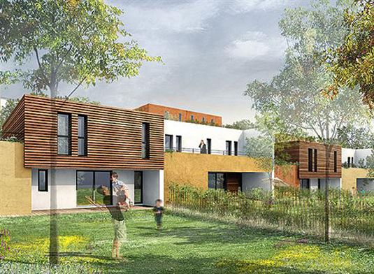 Vue sur les maisons