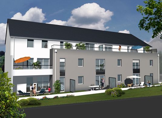 Vue programme côté jardin