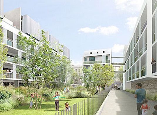Vue programme côté jardin