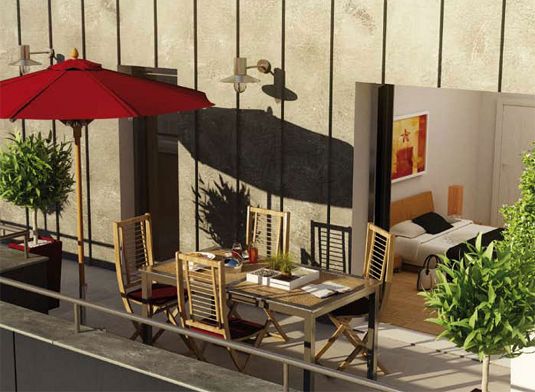 Exemple d'un balcon
