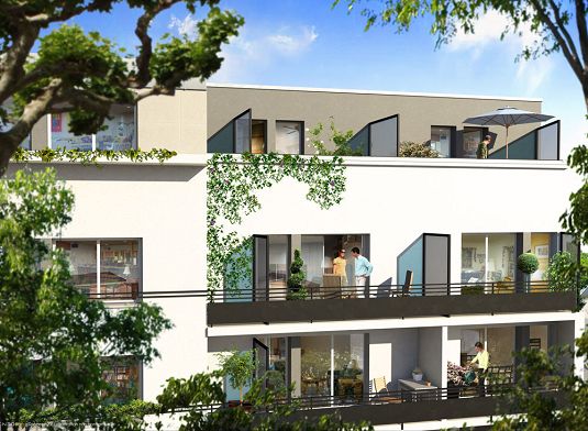 Vue sur balcons