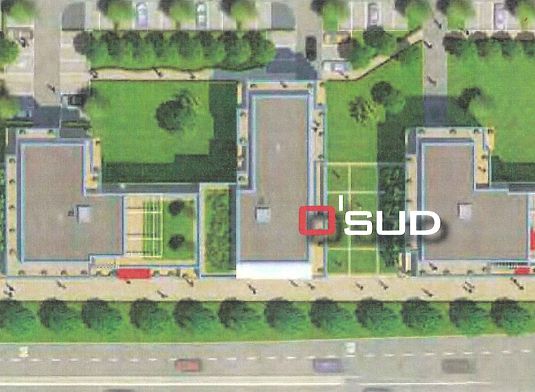 Vue plan de masse couleur