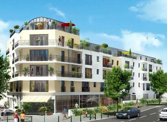 Vue du programme côté rue