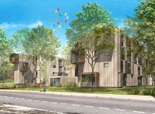 Programme neuf à Pessac "Eco Quartier de l'Artigon - Santal Îlot B"