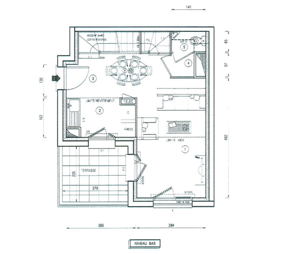 plan appartement t2 duplex