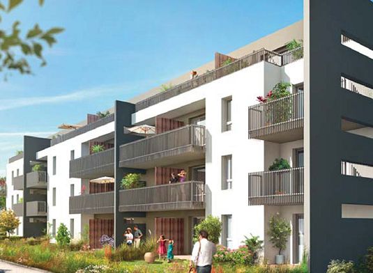 Vue du bâtiment collectif