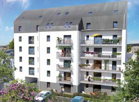 Vue du bâtiment côté jardin