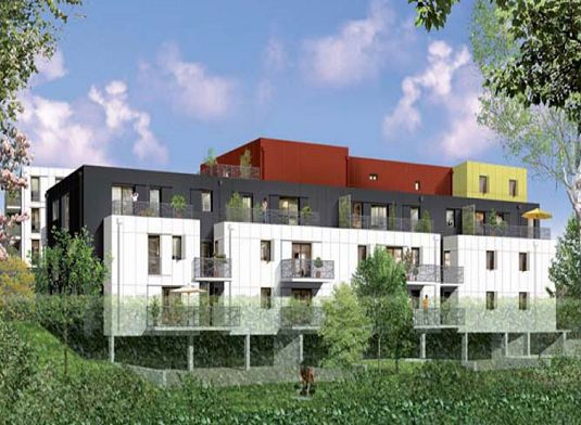 Vue du bâtiment côté jardin