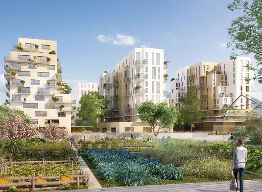 Vue programme côté jardin
