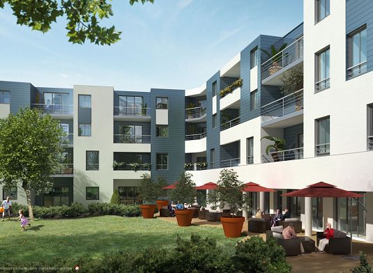 Vue programme côté jardin