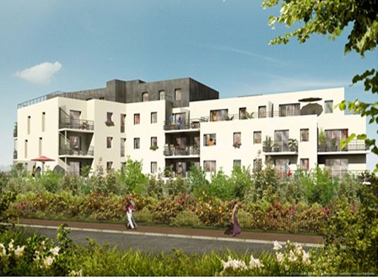 Vue bâtiment 3 côté jardin